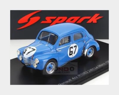 1:43 SPARK Renault 4Cv 1063 747Cc S4 #67 24H Le Mans 1952 Redele Lapchin S5222 - Immagine 1 di 2