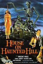 Vintage Vincent Price Horror Movie Poster House on Haunted Hill