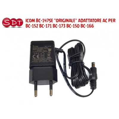 ICOM BC-147SE "ORIGINALE" ADATTATORE AC PER BC-152 BC-171 BC-173 BC-150 BC-166 - Immagine 1 di 2