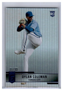 Dylan Coleman Rookie #86/99 2022 Panini Chronicles Elite Baseball Royals