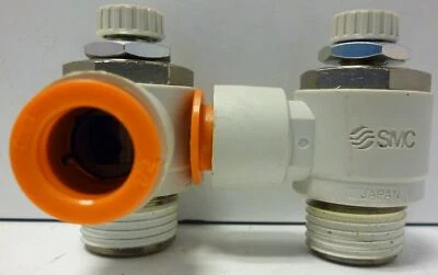 SMC AS4201F-04-13 90 Elbow Flow Control Valve - Image 1 of 4