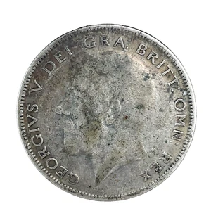 1928 Great Britain Silver Half Crown Coin F- Fine George V KM 835 - Picture 1 of 4