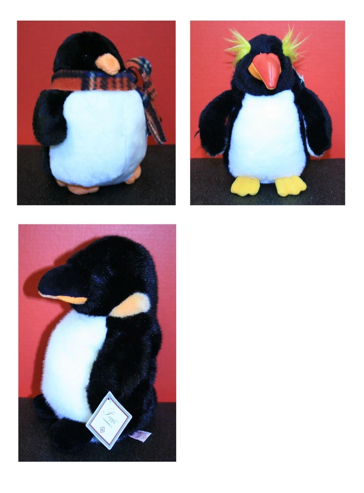 Пингвин зимний плюшевый на Russ Berrie и Fiesta - новый - Изображение 1 из 1