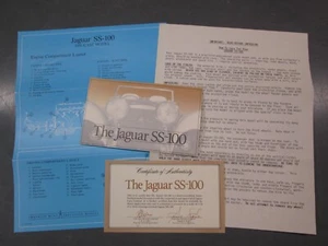 Franklin Mint Paperwork Jaguar SS-100 - Picture 1 of 3