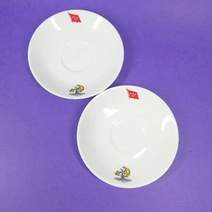 2 Japan Military Naval Flag Saucers Antique Japanese 6" - Picture 1 of 7