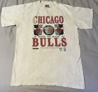 Chicago Bulls NBA Champs Back To Back 1992 NBA Trench White Shirt Large
