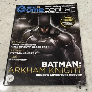 Walmart Exclusive Magazine Game Center Issue 31 Batman Arkham Knight W/ Posters - Picture 1 of 10