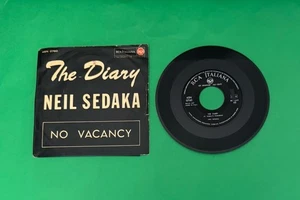 45 GIRI THE DIARY NEIL SEDAKA NO VACANCY 45N 0760 KKAW 5117 RCA ITALIANA - Foto 1 di 2