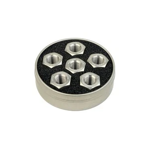 Driven Racing Sportbike Sprocket Nuts - Silver, M10 x 1.25 / 6 Nuts DSN-SL - Picture 1 of 4
