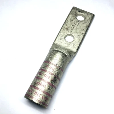 BURNDY YAZ382NNTFX COMPRESSION LUG PINK DIE 2-HOLE - Image 1 of 4