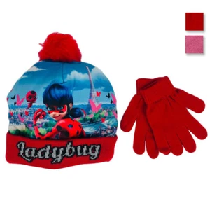 Set cappello e guanti invernale cappellino bambina Miraculous Lady Bug 1279 - Imagen 1 de 3