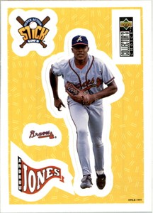 1997 Collector's Choice Stick'Ums Retail #13 Andruw Jones