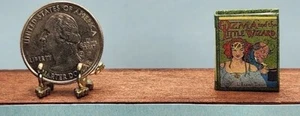 1:12 SCALE MINIATURE BOOK OZMA AND THE LITTLE WIZARD OZ BAUM DOLLHOUSE SCALE - Picture 1 of 11
