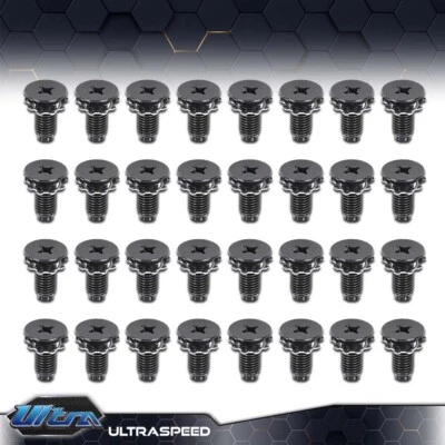 32 juegos de tornillos de bisagra de puerta arandelas aptos para camioneta Ford 1948 1949 1950 1951 1952 Foto 1 de 4