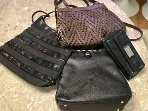 Vintage Lot 3 Purses 1 Wallet  - Picture 1 of 22