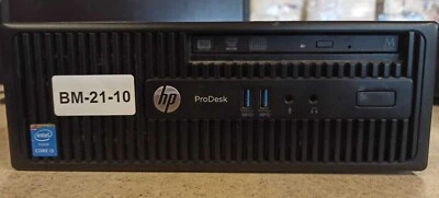 HP ProDesk 400 G2.5 SFF - i3-4170 3.7GHz - 4GB RAM - POWER CABLE (OFFERS OK) - Image 1 of 4