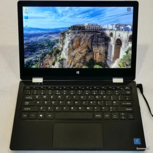 11.6" Laptop PC 2.5GHz 4GB RAM 256GB SSD Full HD Glossy Screen with Leather Case - Picture 1 of 14