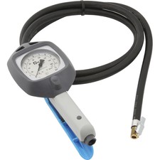 PCL Airforce Tyre Inflator 0-170 psi & 0-12 bar, 1.8m Hose Euro Connector