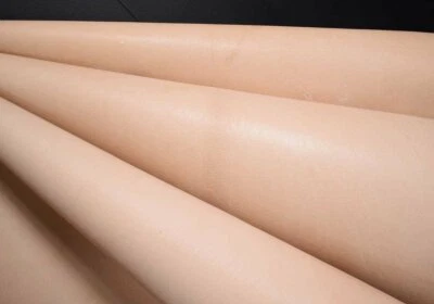 LEDERVERSAND BERLIN Ziegenleder naturell pflanzliche Gerbung ungefärbt 1,2-1,5 mm Leder 2. Wahl Z400