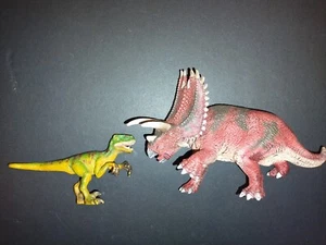 Vintage Dinosaur Lot Schleich w Pentaceratops - Picture 1 of 5
