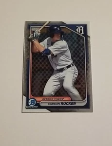 Bowman Chrome Carson Rucker 2024 #BCP-65 1st Bowman Detroit Tigers (RC) - Imagen 1 de 2
