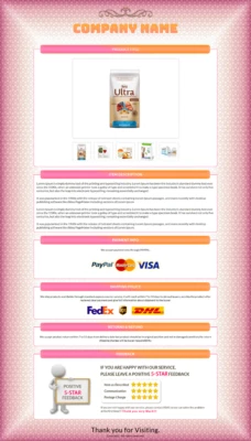 eBay Mobile Responsive Templates eBay Listing Auction Template HTTPS Secure HTML - Image 1 of 4