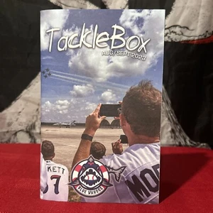 Pensacola Blue Wahoos MiLB Baseball Aug/Sept 2023 Souvenir TACKLE BOX PROGRAM - Picture 1 of 2