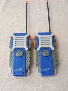 Hasbro Nerf N Strike Walkie Talkies Handheld Toy 2pc Kids Fun! - Picture 1 of 8