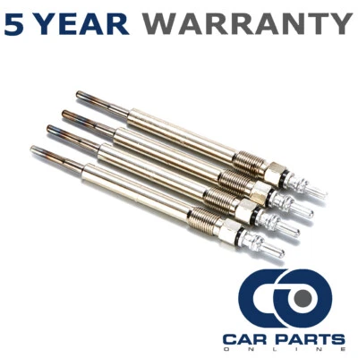 4X FOR SEAT EXEO 2.0 (2009-) DIESEL HEATER GLOW PLUGS PLUG FULL SET NEW - Image 1 of 2