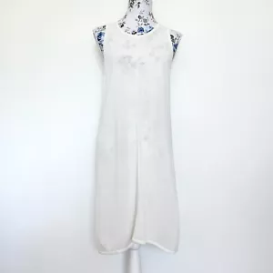 Jag Women's Knit Mini Dress Size M Cotton Paper Sleeveless Summer - Picture 1 of 7