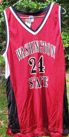 Washington state university cougars basket ball jersey size 46 mint condition Cover