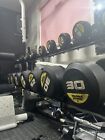 dumbell set with rack