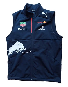 Puma Red Bull Racing 2020 RBR Team Gilet Softshell Veste Weste blau L - Bild 1 von 4