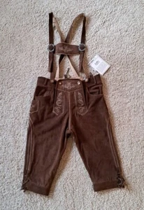Alpenzauber Herren Kniebundhose Trachten Leder Hose Gr 50 M bzw L 52 Ziegenleder - Bild 1 von 7