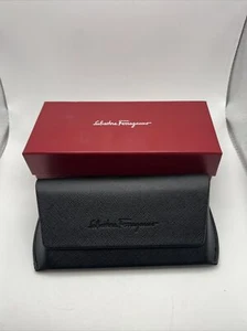 Salvatore Ferragamo Sunglasses Case, Cleaning Sleeve and Box READ!!!!