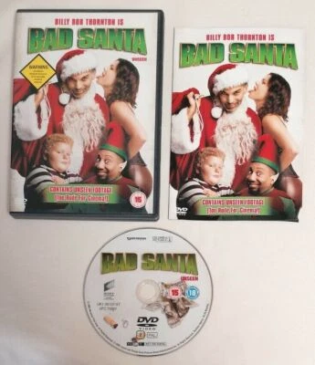 DVD - Bad Santa Unseen Cut Christmas Xmas Classic Billy Bob Thornton PAL DVD UK - Image 1 of 2