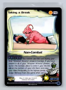 1x DBZ CCG TAKE A BREAK P10 FUSIÓN SAGA PROMO DRAGON BALL Z LIMITED - Imagen 1 de 1
