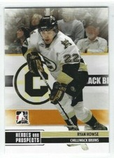 2009-10 ITG Heroes & Prospects #121 Ryan Howse