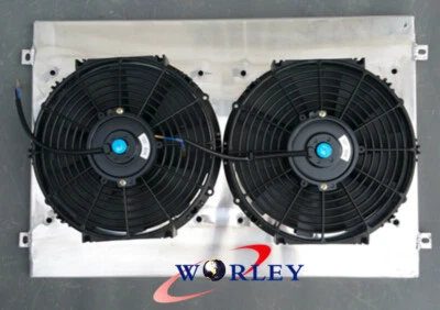 Cubierta y ventilador de aluminio para 68-74 Dodge Charger/Challenger 70-74/68-72 Plymouth GTX Foto 1 de 4