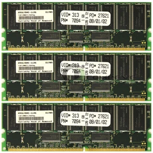 SuperMicro 3GB (3x1GB) PC-2100 266MHz ECC Registered 184-pin Memory Module - Picture 1 of 1