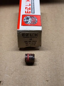 10pk Thread Inserts Solid Wall Stainless Steel #303 Series Inserts - Picture 1 of 1