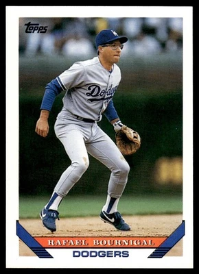 1993 TOPPS RAFAEL BOURNIGAL #651 LOS ANGELES DODGERS 3694 - Image 1 of 2