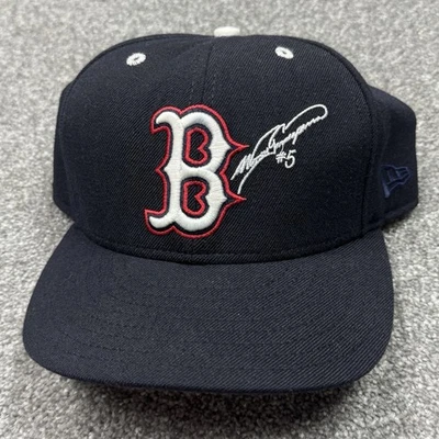 Vintage Boston Red Sox Hat Baseball Cap Fitted 7 3/4 New Era Nomar Garciaparra - Image 1 of 4