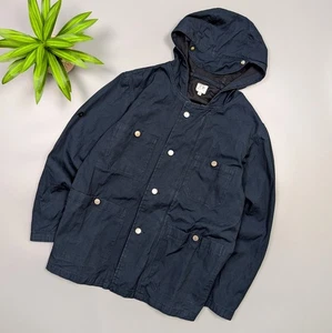 C.P. Company Vintage 90s Men’s Lightweight Parka Jacket Dark Blue Distressed M/S - Picture 1 of 21