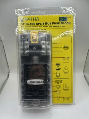 BLUE SEA 5032 ST-BLADE SPLIT BUS FUSE BLOCK - Image 1 of 4