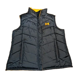 University Of Michigan Wolverines Columbia Puffer Vest Damen Größe L wendbar - Bild 1 von 18