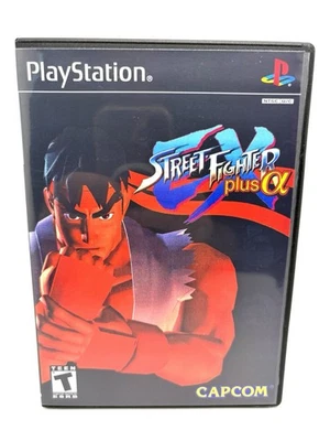 PS1 Street Fighter EX Plus Alpha (Playstation) OEM Estuche PS e ilustraciones personalizadas Foto 1 de 4