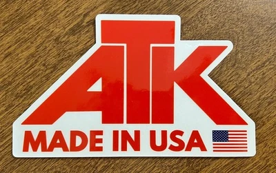 Calcomanía de tanque de combustible ATK roja 1984-1993 3M Foto 1 de 4