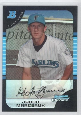 2005 Bowman Draft Chrome Refractor Jacob Marceaux #BDP92 Rookie RC - Image 1 of 2