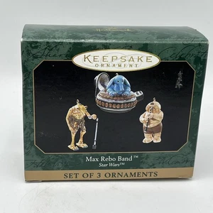 Hallmark Keepsake Ornament Max Reno Band Star Wars Set Of 3 Ornaments  - Picture 1 of 7
